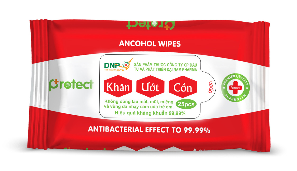 Khăn ướt kháng khuẩn Sanh Tài Protect   15.000 VNĐ